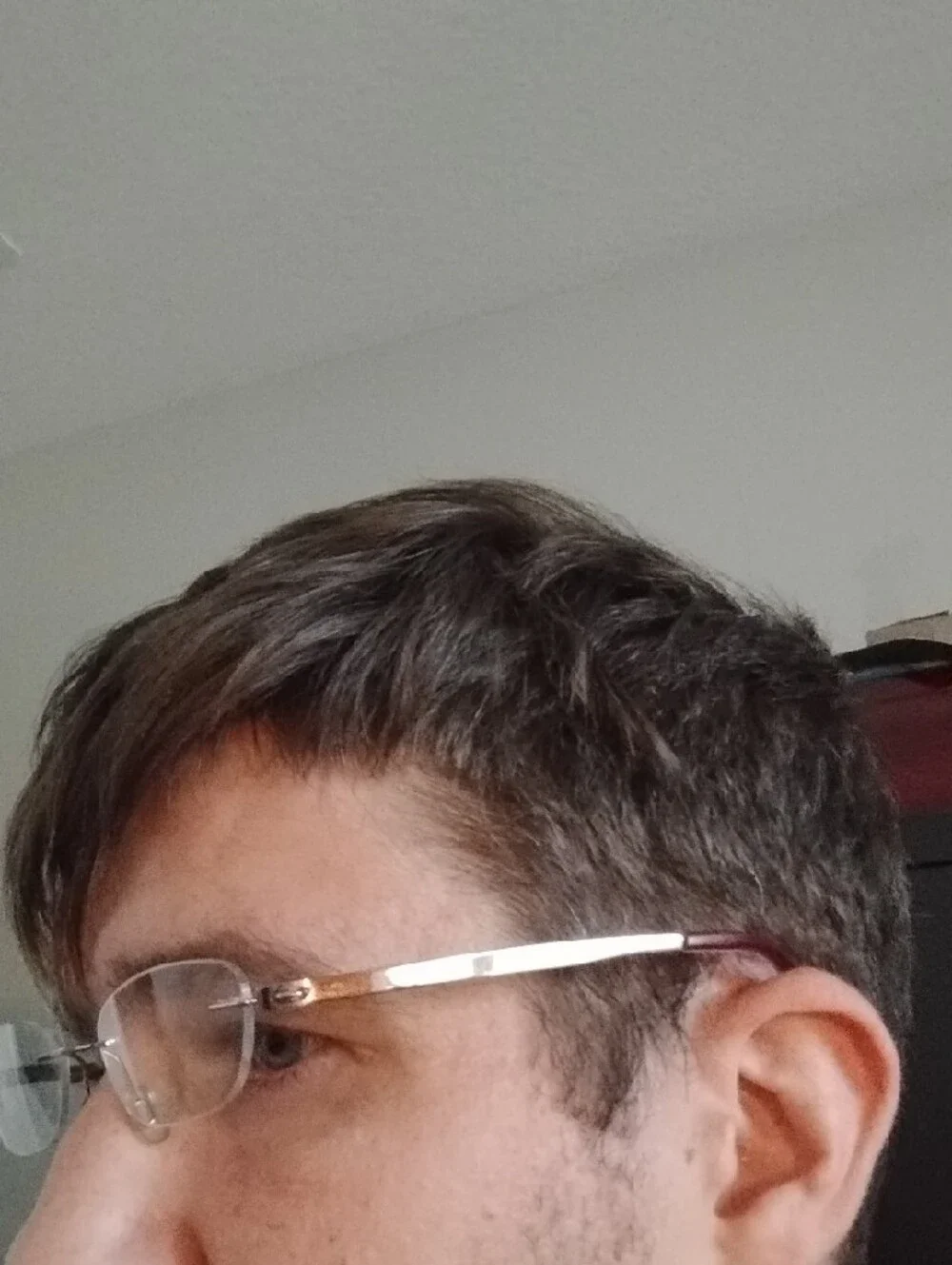 Rimless Reading Glasses with Pink Temple Tips